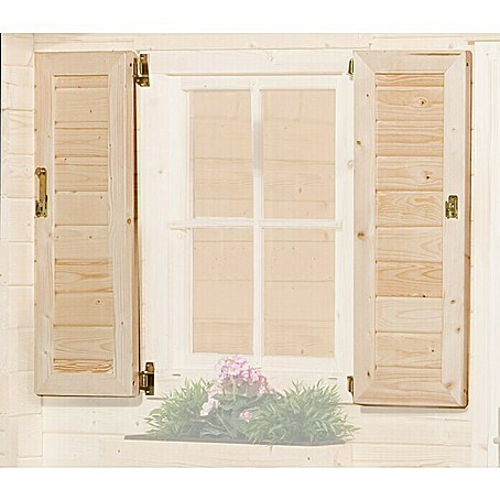 Weka Fensterladen (Passend für: Weka Gartenhaus Weekendhaus 138)