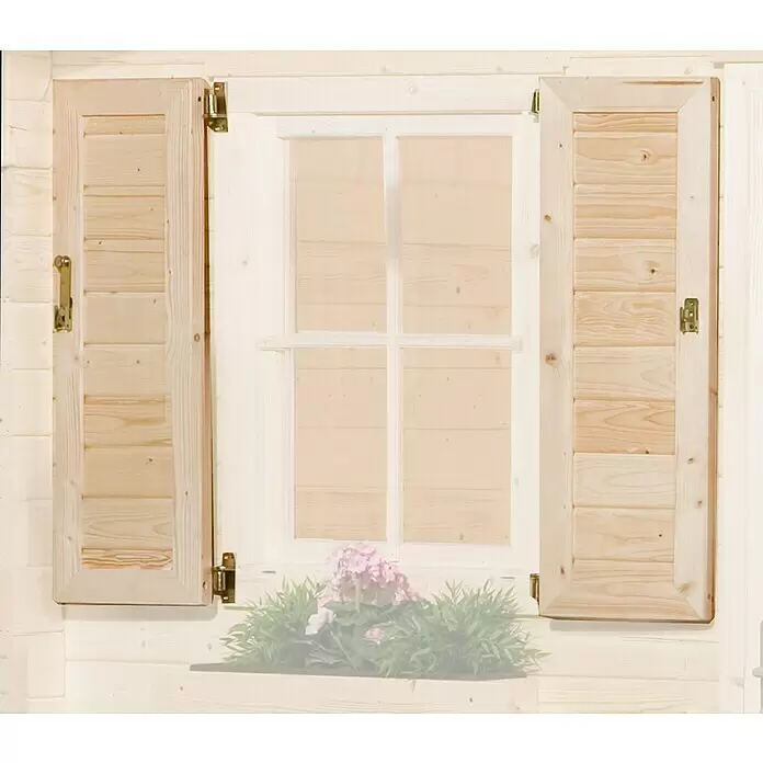 Weka Fensterladen - Passend für: Weka Gartenhaus Weekendhaus 138 - Stimmungsaufnahme