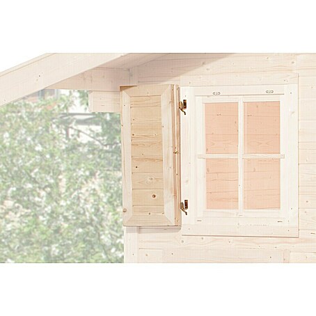 Weka Fensterladen einseitig (Passend für: Fenster B x H: 69 x 79 cm)