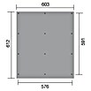 Weka Carport 618 (Holz, Doppelcarport, Natur, Grundfläche: 34,042 m², Mit Stahldach) | BAUHAUS