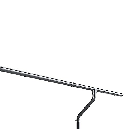 Weka Dachrinnen-Set (Passend für: Satteldächer bis Dachlänge 600 cm)