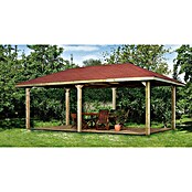 Weka Pavillon Gartenoase 651 B (L x B: 380 x 678 cm, Mit Dachschindeln) | BAUHAUS