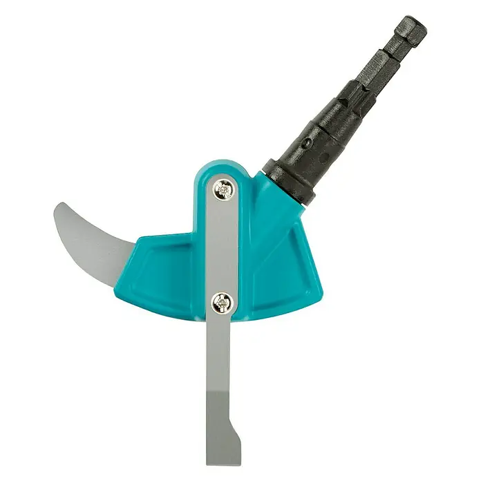Gardena Combisystem Fugenkratzer 2in1 - Länge: 25 cm, Material Gerätekopf: Edelstahl - Astschere mit blauem Griff und schwarzem Schaft für Gartenarbeiten. Präzises Schneidwerkzeug für Äste.
