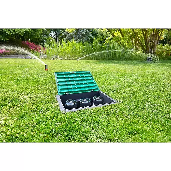 Gardena Sprinklersystem Ventilbox Set 9 V Bluetooth® - Betriebsdruck: 0,5 bar - 12 bar - Stimmungsaufnahme