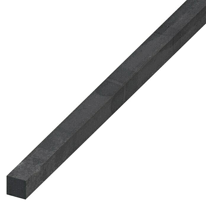 Kantoflex Tubo macizo cuadrado (1.000 x 6 x 6 mm, Acero laminado en caliente)