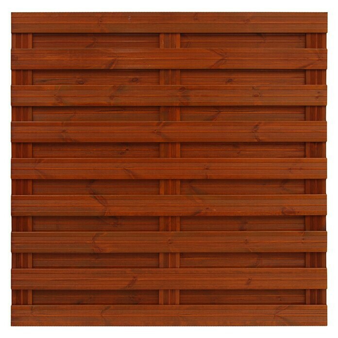 Andrewex Sichtschutzelement Goch (B x H: 180 x 180 cm, Gerade, Teak) | BAUHAUS