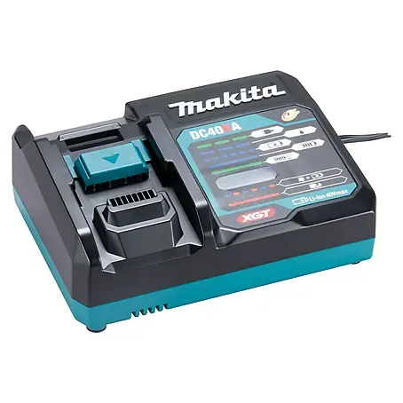 Makita XGT 40V max. Cargador rápido DC40RA