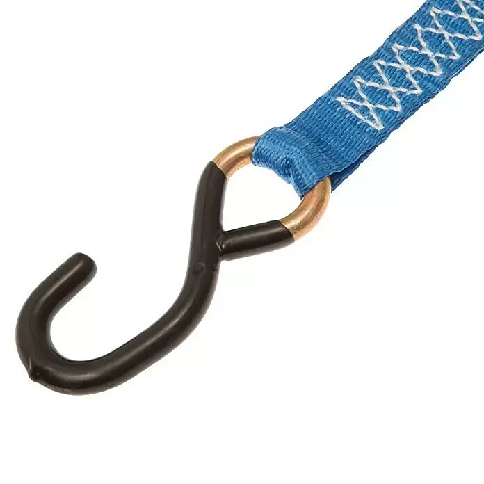 Conacord Spanngurt - 5 m x 2,5 cm, Mit Ratsche, S-Haken - Detailaufnahme