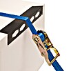 Conacord Spanngurt (5 m x 2,5 cm, Mit Ratsche, S-Haken)
