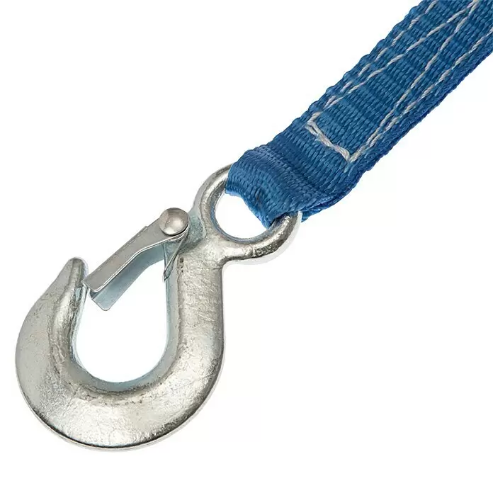 Conacord Spanngurt - 5 m x 2,5 cm, Mit Ratsche, Karabinerhaken - Detailaufnahme