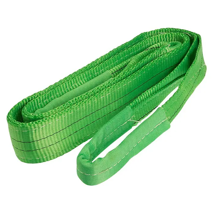 Conacord Hebeband - 2 m x 60 mm, Belastbarkeit: 2.000 kg - Eine grüne Hebeschlaufe aus strapazierfähigem Gewebe, ideal zum sicheren Heben schwerer Lasten.