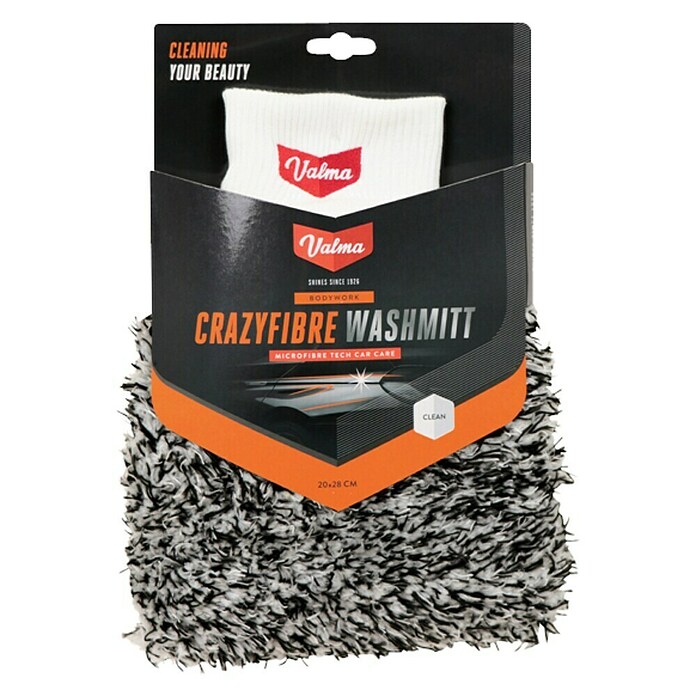 Valma Poetshandschoen CrazyFibre (Grijs, Microvezels) | BAUHAUS