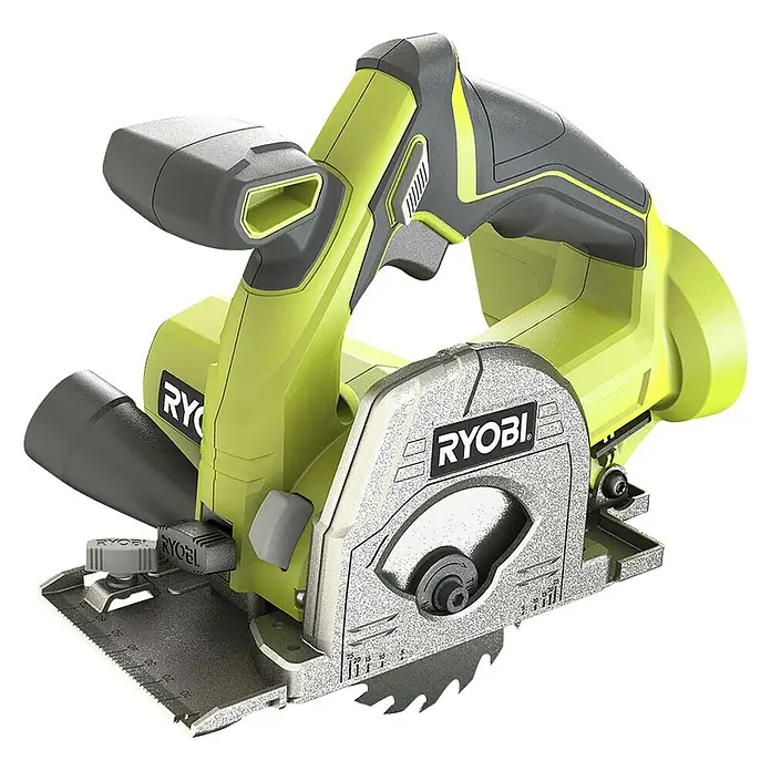 Ryobi ONE+ Maschinenpaket - Akku-Tauchsäge R18MMS-0 + gratis Starter-Kit - Die Ryobi Akku-Kreissäge mit präzisen Schnitten. Kompaktes Design für einfache Handhabung und vielseitige Anwendungen in der Werkstatt.