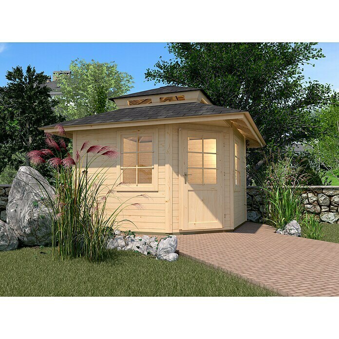 Weka Gartenhaus 149 (Holz, Natur, 5,664 m²)