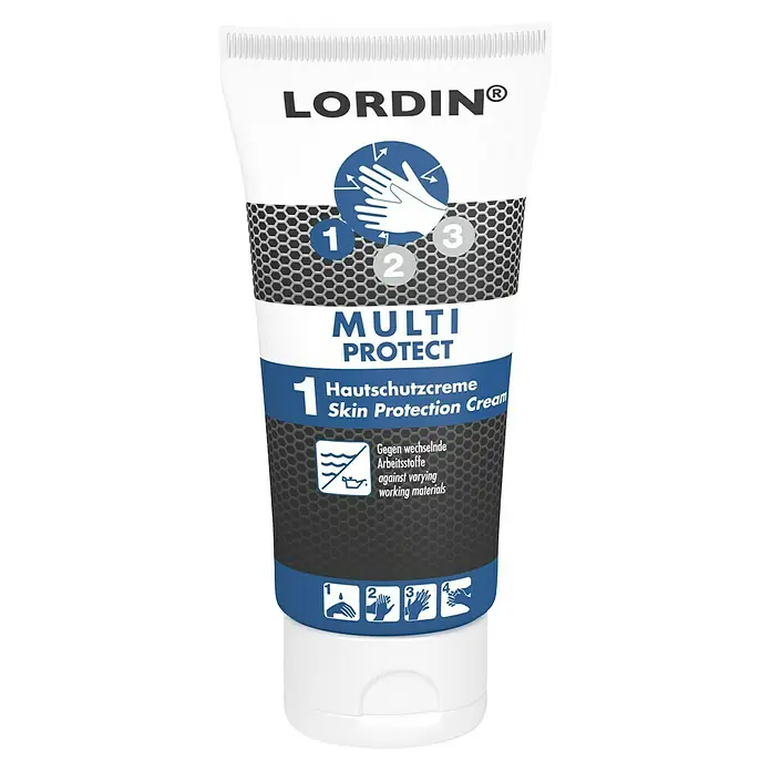 Lordin Handschutzcreme - 100 ml - LORDiN Hautschutzcreme Tube. Die Hautschutzcreme schützt vor wechselnden Arbeitsstoffen und pflegt die Hände.