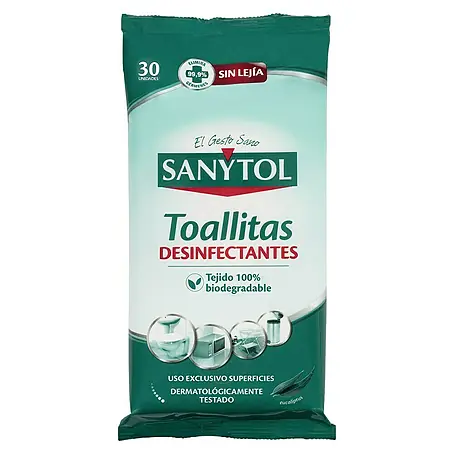 Sanytol  Toallitas de papel Desinfectantes