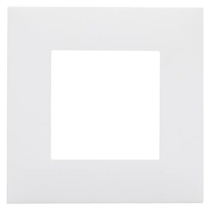 Legrand Valena Next Marco - Blanco, Modelo de mecanismos: x 1, Plástico, Colocar - Paspartú cuadrado blanco con abertura cuadrada en el centro, ideal para presentar fotos y obras de arte con estilo.