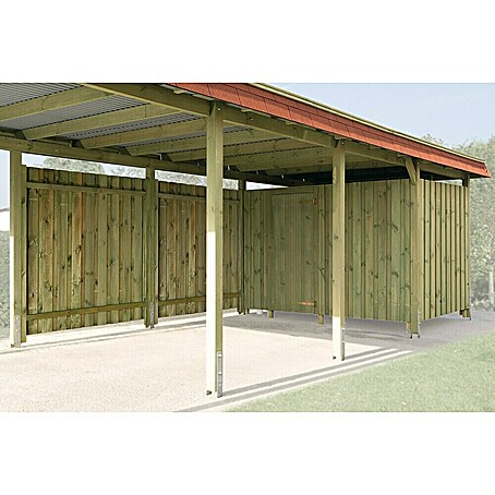 Weka Geräteraum (Passend für: Weka Carport 617)