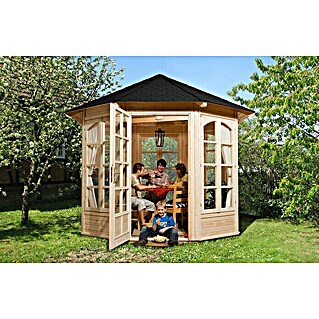 Weka Gartenpavillon 234 B (L x B x H: 365 x 336 x 300 cm, Fichte)