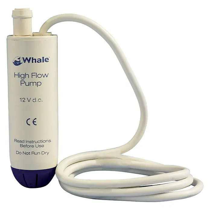Whale Tauchpumpe - Max. Fördermenge: 15,8 l/min, 12 V - Eine hochwertige 12V Whale High Flow Pumpe für vielseitige Anwendungen, ideal für Boote und andere Wassersysteme.