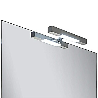 Aplique LED para espejo Nova (10 W, Cromo, L x An x Al: 9,5 x 29,8 x 3 cm)