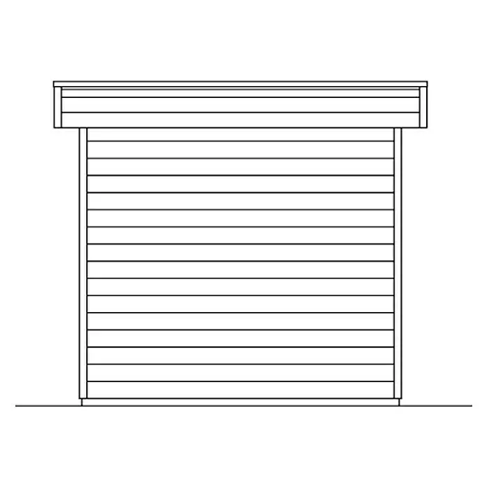 Skan Holz Gartenhaus Venlo 1Außenmaß inkl. Dachüberstand (B x T): 290 x 290 cm, Holz, Natur
