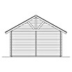 SKAN HOLZ Gartenhaus Bern 4 (Außenmaß inkl. Dachüberstand (B x T): 500 x 740 cm, Holz, Natur, 27,72 m²) | BAUHAUS
