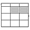 SKAN HOLZ CrossCube Gartenhaus Brisbane 3 (Außenmaß inkl. Dachüberstand (B x T): 253 x 253 cm, Holz, Schiefergrau RAL 7015) | BAUHAUS