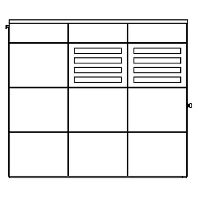 Skan Holz CrossCube Gartenhaus Brisbane 3Außenmaß inkl. Dachüberstand (B x T): 253 x 253 cm, Holz, Schiefergrau RAL 7015