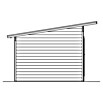 SKAN HOLZ Gartenhaus Ostende (Außenmaß inkl. Dachüberstand (B x T): 440 x 380 cm, Holz, Natur, 12 m²) | BAUHAUS