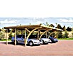 SKAN HOLZ Einfahrtsbogen (Eiche Hell, Passend für: Skan Holz Carports mit 220 cm Einfahrtshöhe) | BAUHAUS