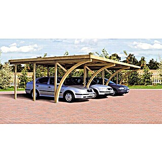 Skan Holz Einfahrtsbogen (Grün, Passend für: Skan Holz Carports mit 220 cm Einfahrtshöhe)