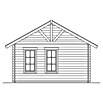 SKAN HOLZ Gartenhaus Bern 1 (Außenmaß inkl. Dachüberstand (B x T): 500 x 500 cm, Holz, Natur, Dachschalung & Dachlattung) | BAUHAUS