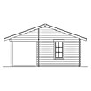 SKAN HOLZ Gartenhaus Luzern (Außenmaß inkl. Dachüberstand (B x T): 460 x 580 cm, Holz, Natur, Dachschalung & Dachlattung) | BAUHAUS