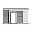 SKAN HOLZ Gartenhaus Tokio 2 (Außenmaß inkl. Dachüberstand (B x T): 340 x 440 cm, Holz, Natur, 11,56 m², Einschalig) | BAUHAUS