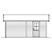 SKAN HOLZ Garage Varberg 1 (Außenmaß inkl. Dachüberstand (B x T): 410 x 585 cm, Unbehandelt Natur) | BAUHAUS