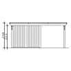SKAN HOLZ Carport Emsland (Außenmaß inkl. Dachüberstand (B x T): 6,13 x 8,46 m, Doppelcarport, Natur, Mit Abstellraum, Aluminium-Dachplatten) | BAUHAUS