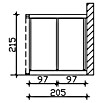 SKAN HOLZ Seitenwand (Passend für: Skan Holz Leimholz-Terrassenüberdachungen, Tiefe 250/239 cm, Eiche Hell) | BAUHAUS