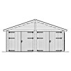 SKAN HOLZ Garage Varberg 3 (Außenmaß inkl. Dachüberstand (B x T): 610 x 585 cm, Rot) | BAUHAUS
