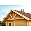 SKAN HOLZ Gartenhaus Bern 1 (Außenmaß inkl. Dachüberstand (B x T): 500 x 500 cm, Holz, Natur, Dachschalung & Dachlattung) | BAUHAUS