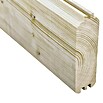 SKAN HOLZ Gartenhaus Bern 1 (Außenmaß inkl. Dachüberstand (B x T): 500 x 500 cm, Holz, Natur, Dachschalung & Dachlattung) | BAUHAUS