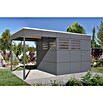 SKAN HOLZ CrossCube Gartenhaus-Anbau Crosscube (B x H: 168 x 223 cm, Passend für: Skan Holz Crosscube Gartenhäuser Sydney/Brisbane 3 + 4, Schiefergrau) | BAUHAUS