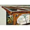 SKAN HOLZ Terrassenüberdachung Rimini (B x T: 541 x 300 cm, Nussbaum, Polycarbonat, Transparent) | BAUHAUS