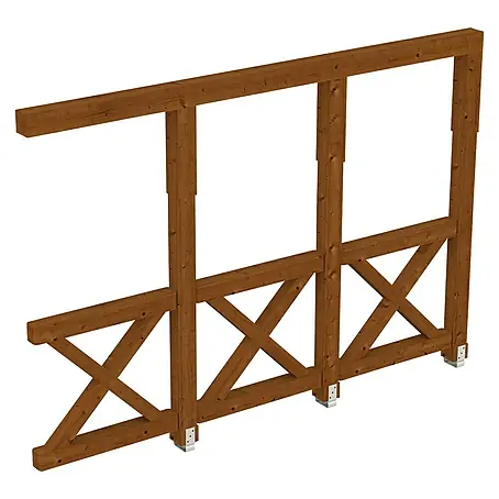 SKAN HOLZ  Seitenwand Andreaskreuz