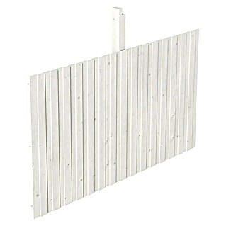 Skan Holz Rückwand (B x H: 341 x 180 cm, Passend für: Skan Holz Carports, Weiß)
