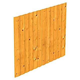 Skan Holz Seitenwand (B x H: 230 x 180 cm, Passend für: Skan Holz Carports, Eiche Hell)