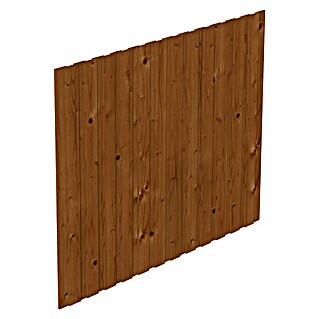 Skan Holz Seitenwand (B x H: 230 x 180 cm, Passend für: Skan Holz Carports, Nussbaum)