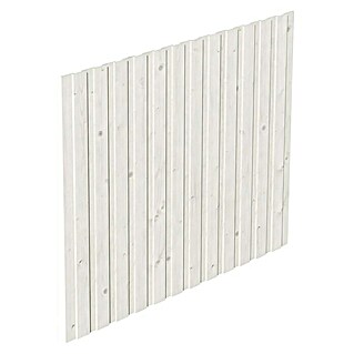 Skan Holz Seitenwand (B x H: 230 x 220 cm, Passend für: Skan Holz Carports, Weiß)