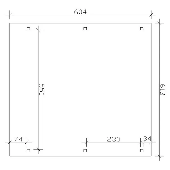Skan Holz Carport EmslandAußenmaß inkl. Dachüberstand (B x T): 6,13 x 6,04 m, Doppelcarport, Eiche Hell, Materialspezifizierung Dach: Aluminium-Dachplatten