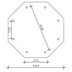 SKAN HOLZ Pavillon Lyon 2 (L x B: 484 x 484 cm, Natur) | BAUHAUS